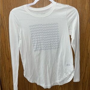 Under Armour White Long Sleeve Tee with Graphic